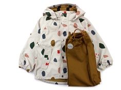 Liewood softshell Parker jacket and pants geometric foggy mix